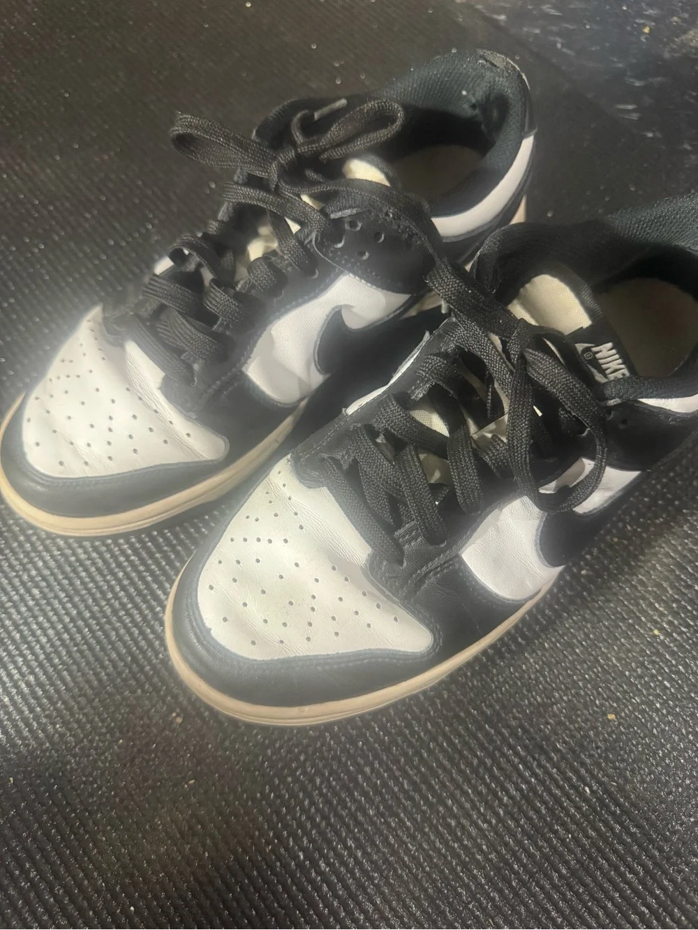 Nike Gray and White Sneaker Interior Label